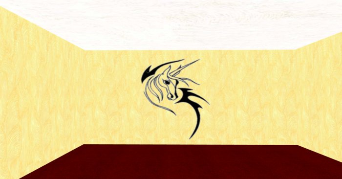 Unicorn Wall Tattoo