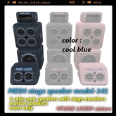 MESH Speaker model-141-blue set