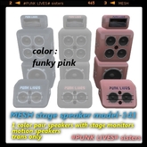 MESH Speaker model-141-pink set
