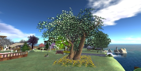 Second Life Marketplace - Large 4-prim tree (boxed)