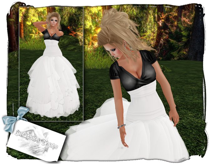 ~*~Shar's Gowns~*~ Blacks and Whites