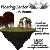 Floating isle garden - Autumn - ideal for skyboxes or for a romantic hideaway in the sky ;)