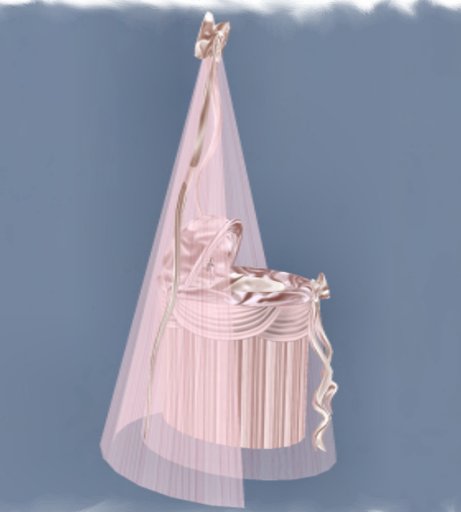 Pink Satin Bassinet