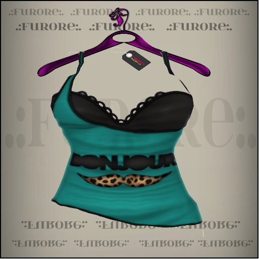 [Furore] Bonjour Top *teal*