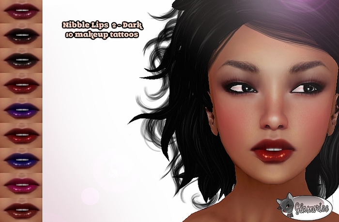 .:Glamorize:.Nibble Lips 2 (Dark) 10 Colors