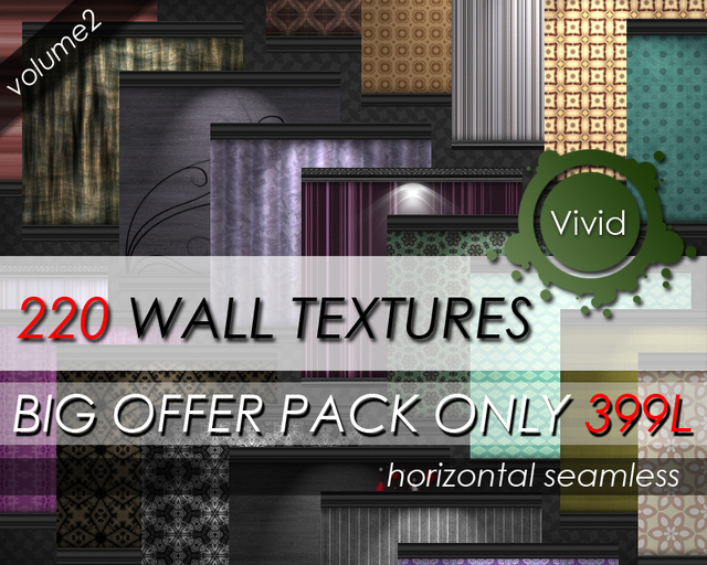 vivid - wall textures - big offer pack2