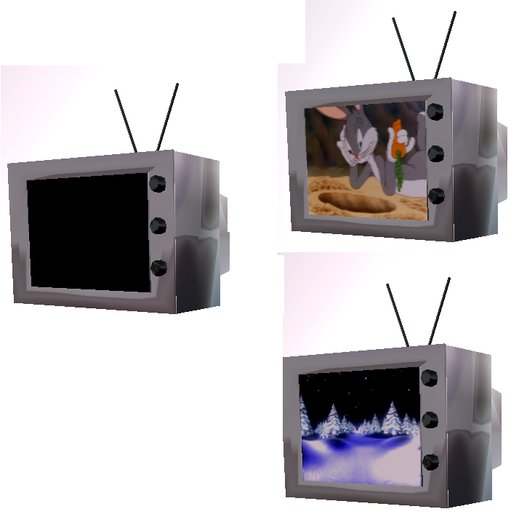 TV Set with 2 Programs by Rita Munro