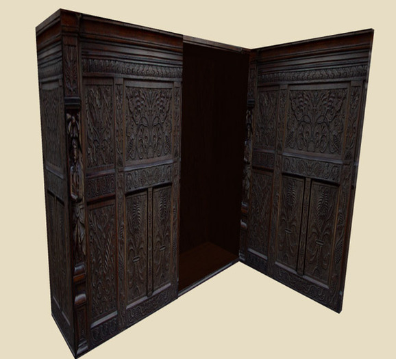 Wardrobe Timber D Opening Doors