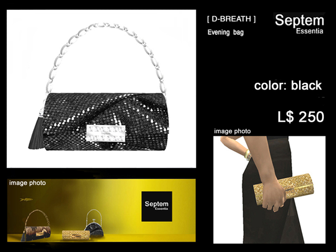 [D-BREATH]*shoulder&hand bag/BLACK