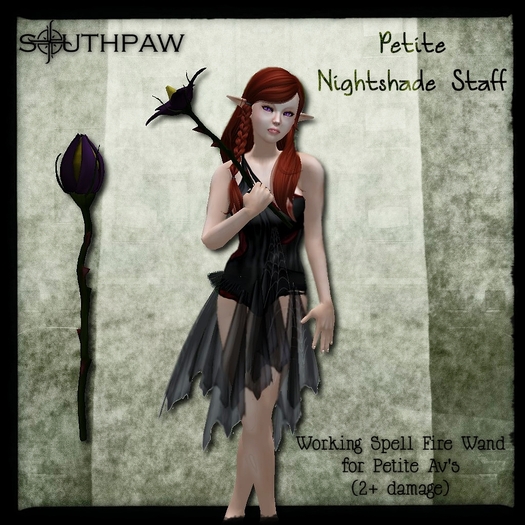 <SPS> PETITE Nightshade Wand - Purple