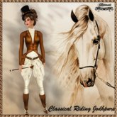 ! Glitterati ! - Classical Riding Jodhpurs - Brown