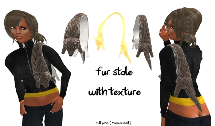 *Diesel Magic* fur stole maps with texture