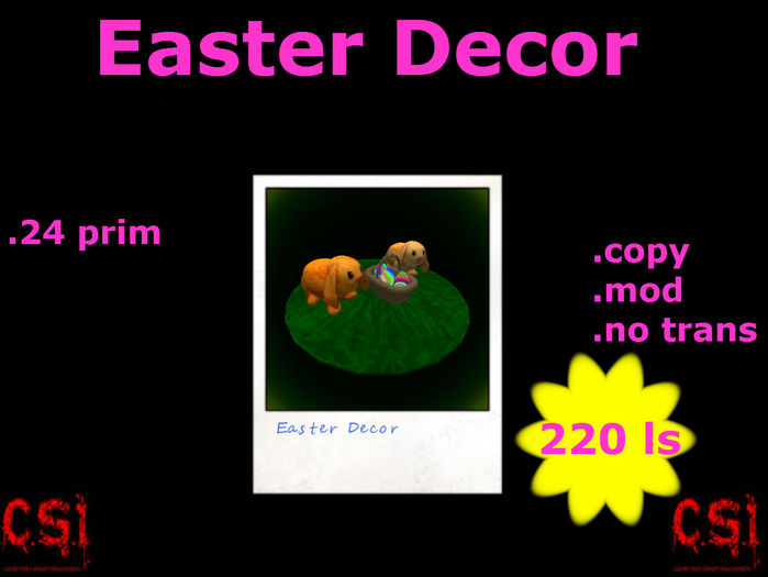 Easter Decor (box)