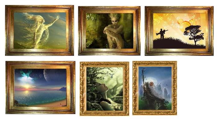 @MA@ TEXTURES Picture canvas frame 3