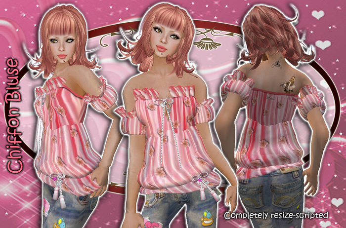 "UPS!" - Chiffon Bluse