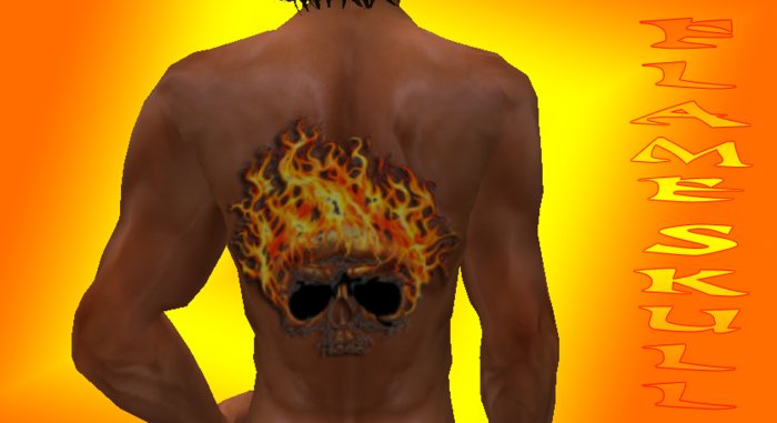 Flame Skull 1