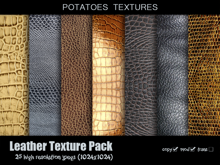 Potatoes Textures - Leather Texture Pack