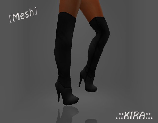 .::KIRA::. [Mesh] Overknee Boots DEMO