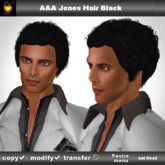 A&A Jones Hair Black (Color 1), short ethnic curly men's hairstyle