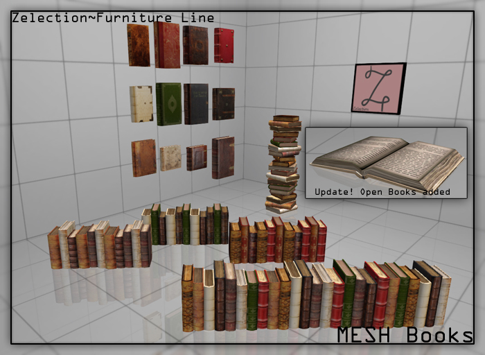 Zelection ~ MESH Books [Full Perm]