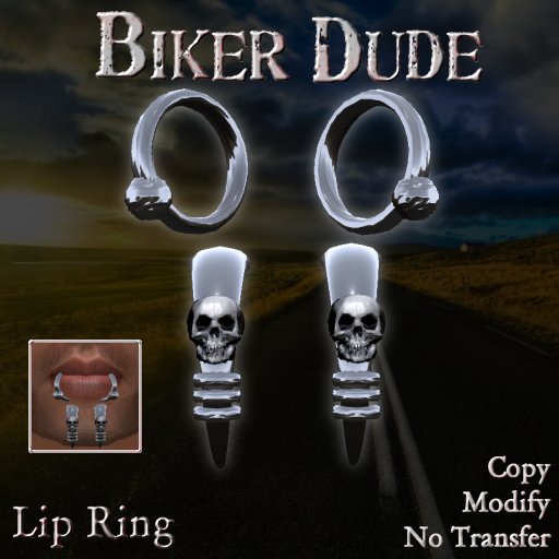 :*:CPD:*: Biker Dude Lip Ring