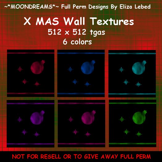 X Mas Wall Textures