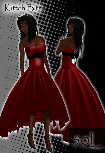 ::Kitteh Bitz:: Red Passion Dress