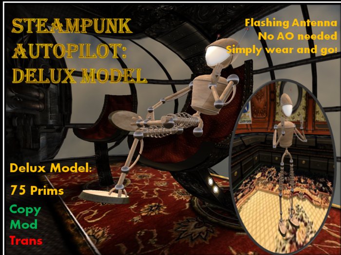 Steampunk Robot: Delux