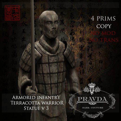 * PRAVDA - DC * - Armored Infantry Terracotta Warrior Statue V3