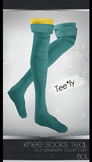 Tee*fy KneeLength Socks Teal