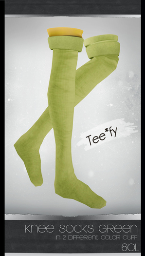 Tee*fy KneeLength Socks Green