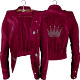 LaRosa Mesh Short Leather Jacket Princess Pink 