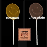 chocolate smiley face lolly