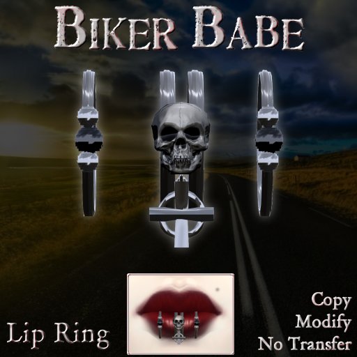 :*:CPD:*: Biker Babe Lip Ring