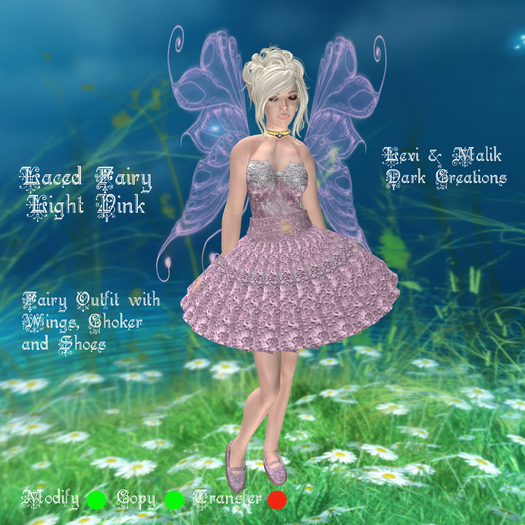 Laced Fairy Light Pink