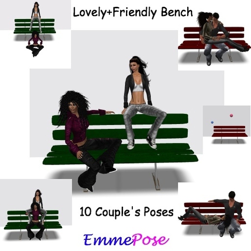 EmmePose Bench Mixed Red 