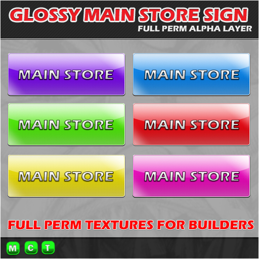 GLOSSY MAIN STORE SIGN