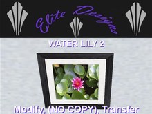 ~~ Elite Designs Presents "WaterLily 2" Wall Art ~~