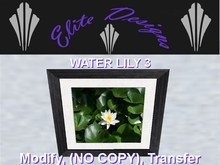 ~~ Elite Designs Presents "WaterLily 3" Wall Art ~~