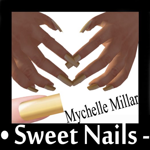 Long Nails 01 Color Gold Metallic Collection NAIL ROCK