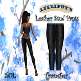 PETITE~Lilliput's~Leather Stud Pants~FOR PETITE MESH AVATAR