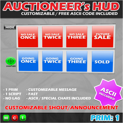 AUCTIONEER's HUD [BOX]