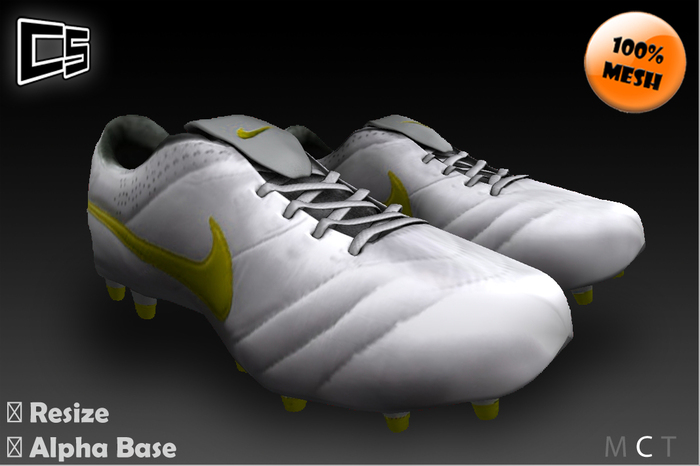 Tempo Mesh :Color: White/Yellow ::Cestar::