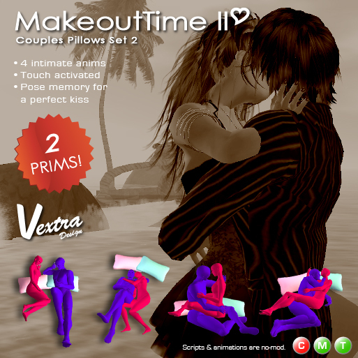 "Makeout Time" Pillows Set II