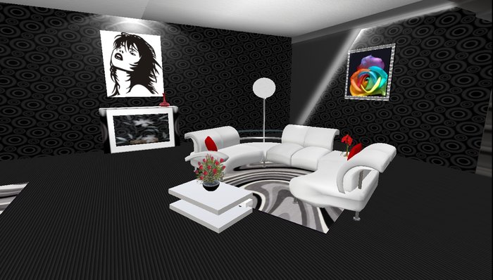 Living Room Modular White 