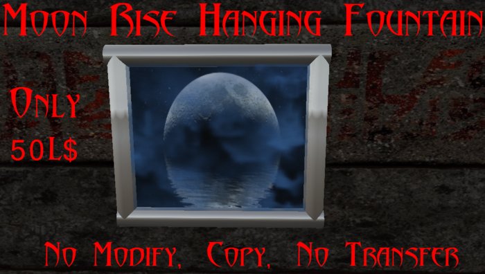 Moon Rise Hanging Fountain BOXED