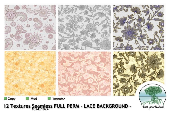 FYN 12 Textures - LACE BACKGROUND-