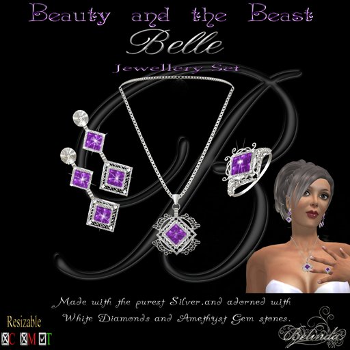 Belle - Amethyst - Jewellery Set