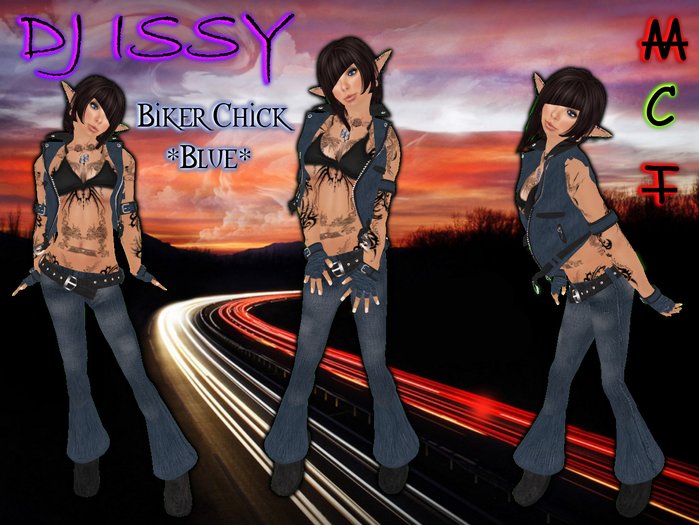 Biker Chick *Blue* (BOXED)