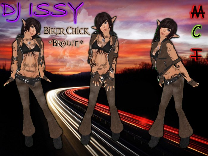 Biker Chick *Brown* (BOXED)